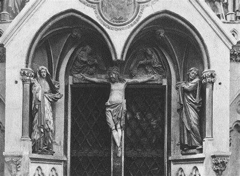 Crucifixion - A Masterpiece of German Gothic Carpentry and Profound Spiritual Expression!